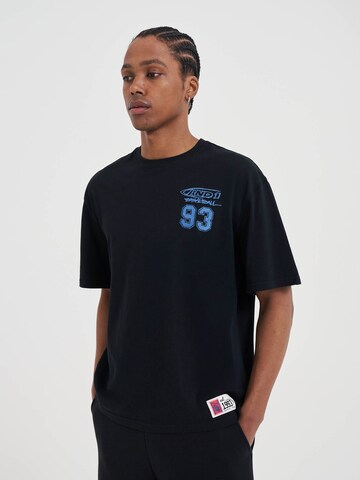 AND1 T-Shirt 'Core 93' in Schwarz: Vorderseite