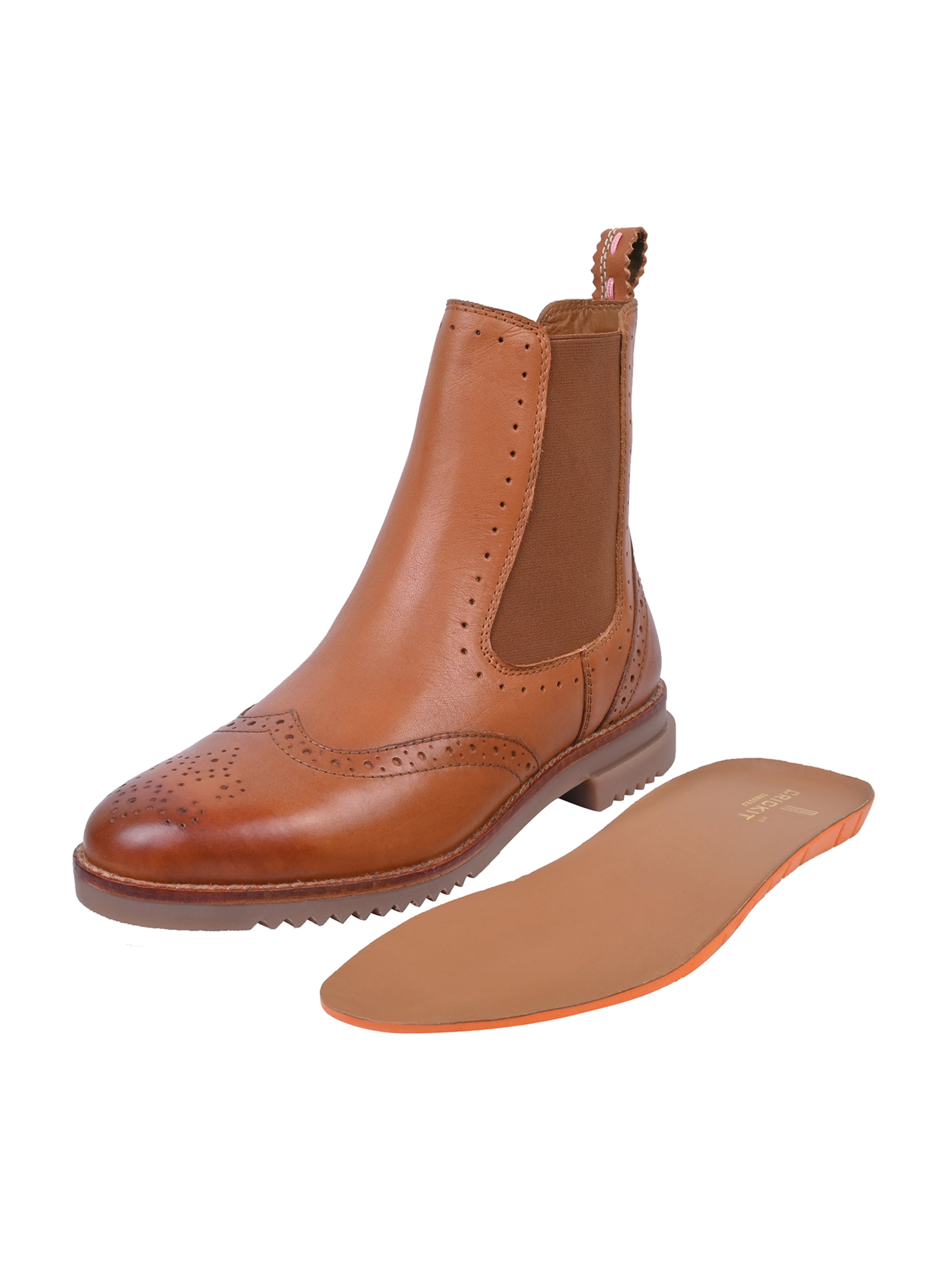 Crickit Chelsea boots ' UDINE ' in Bruin