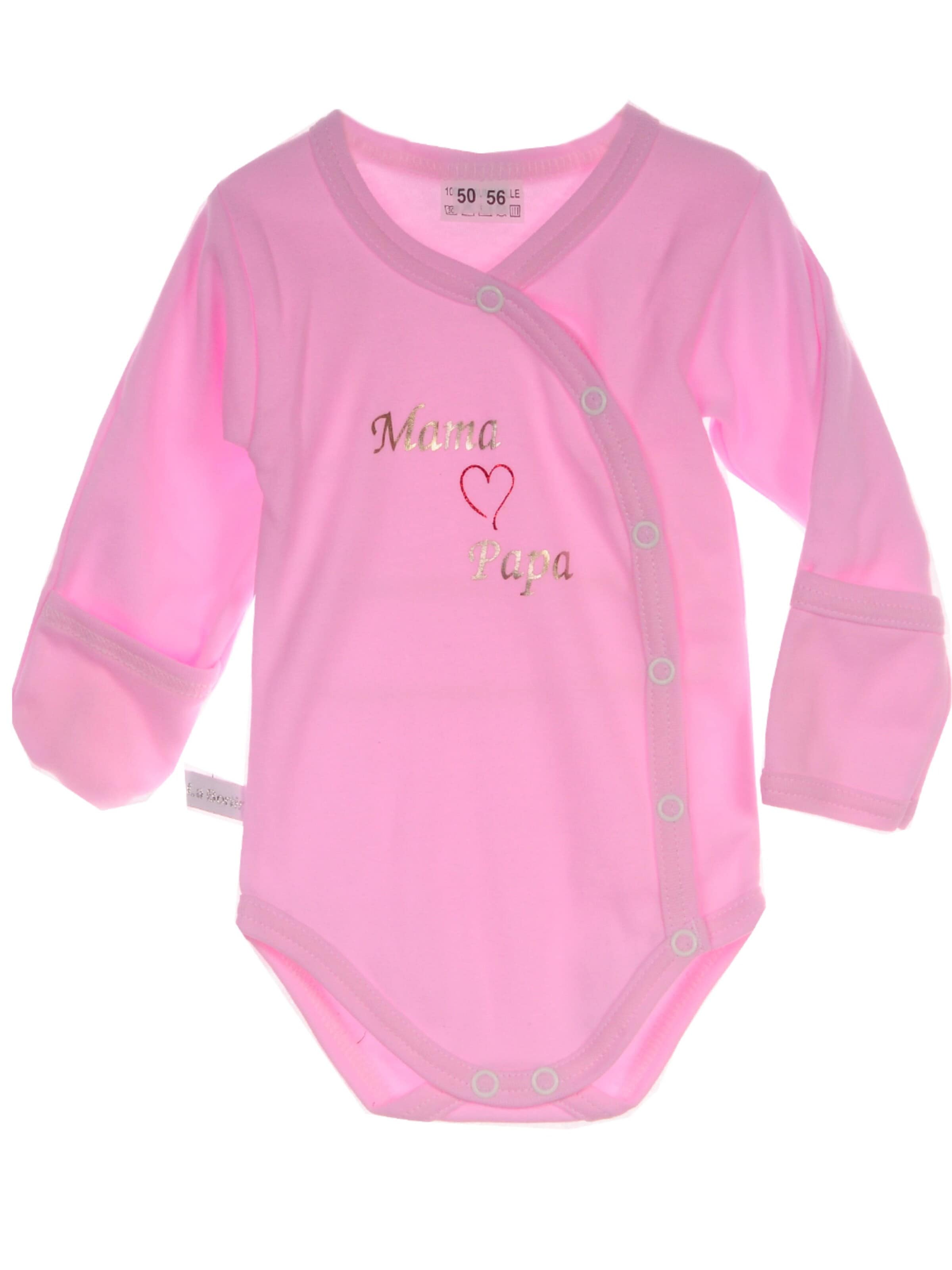 La Bortini Romper/Bodysuit in Pink: front