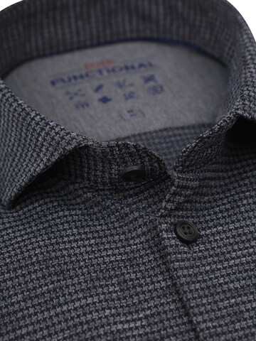 PURE Slim fit Button Up Shirt in Grey