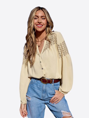 Cupshe Bluse in Orange: Vorderseite