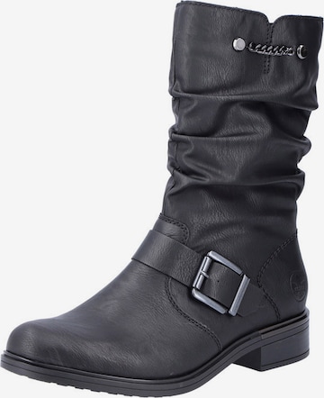 Bottines Rieker en noir : devant