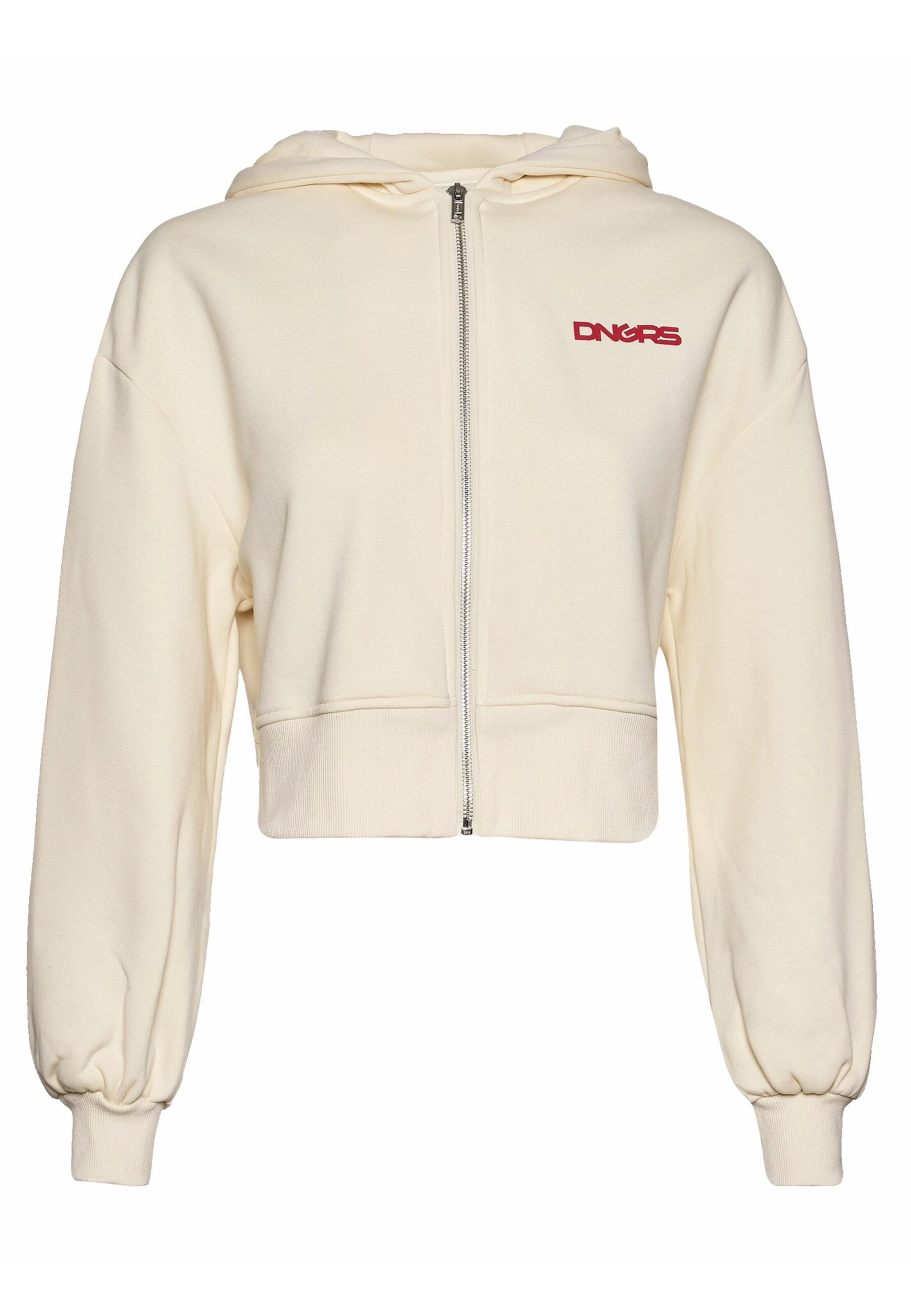 Dangerous DNGRS Sweatvest in Beige: voorkant