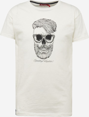 Derbe Koszulka 'Hipster' w kolorze biały: przód