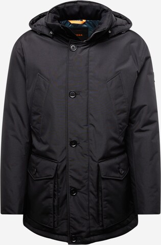 Parka d’hiver 'Osiass' BOSS en noir : devant