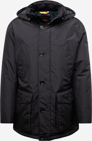 Parka d’hiver 'Osiass' BOSS Orange en noir : devant