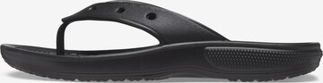 Tongs Crocs en noir : devant