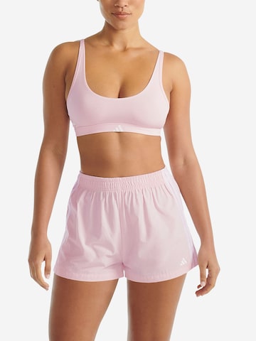 ADIDAS SPORTSWEAR Loose fit Trousers ' Woven Boxer - Sport Active Essentials ' in Pink