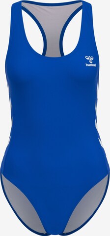 Hummel Bustier Badeanzug in Blau: predná strana