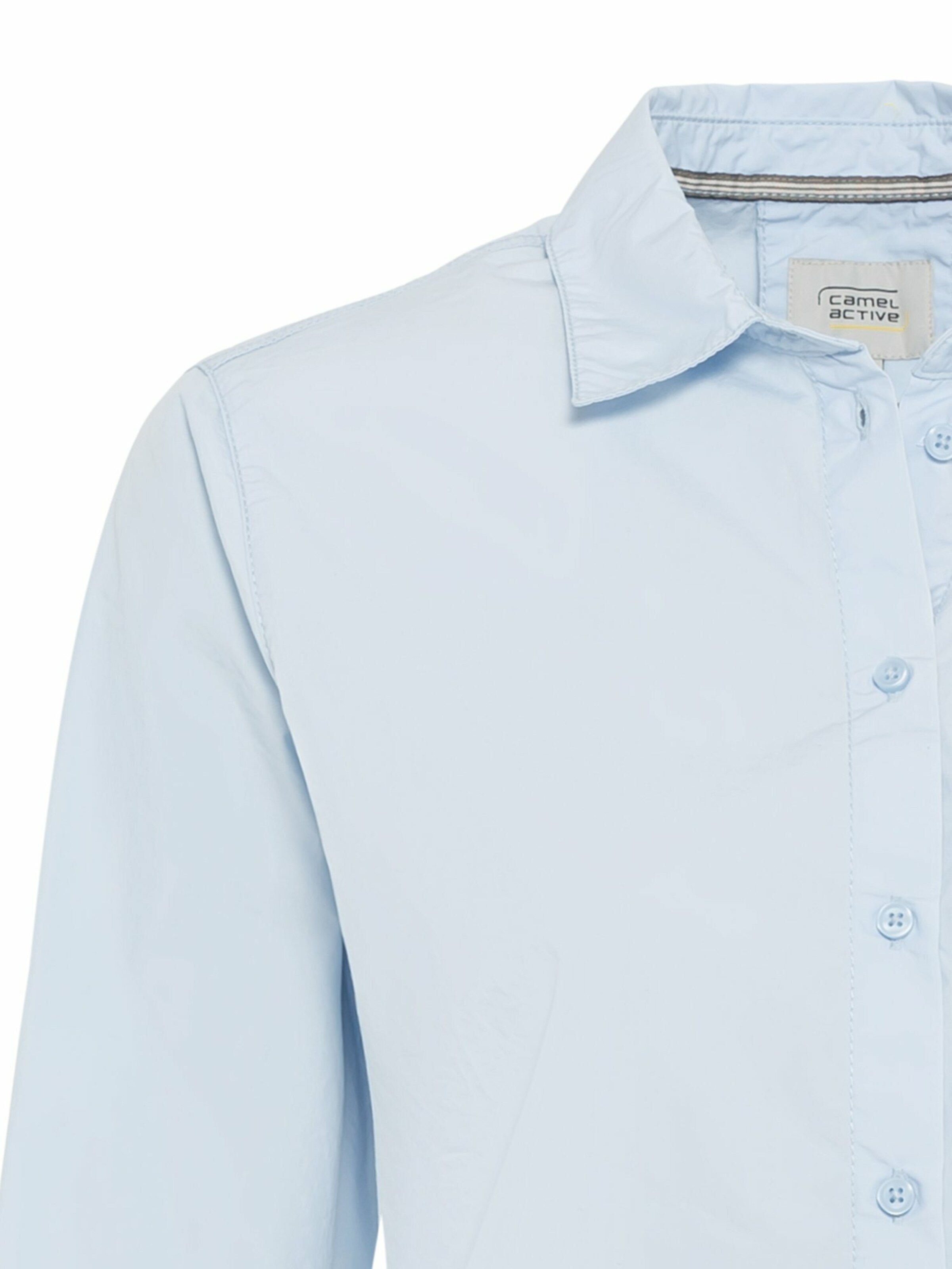 CAMEL ACTIVE Hemdbluse in Blau