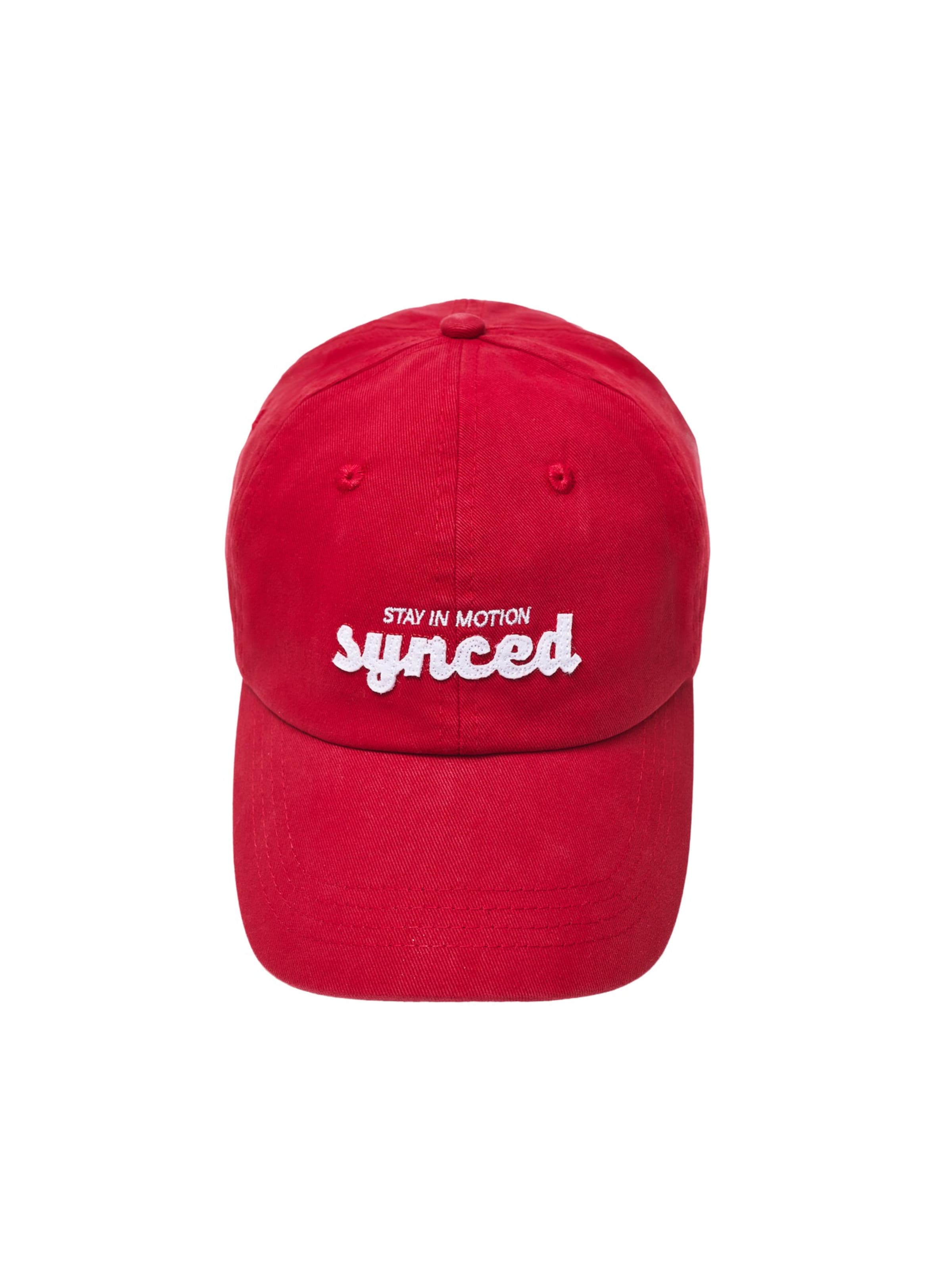 Pull&Bear Cap 'UNITY' in 55-60 in rot / weiß, Produktansicht