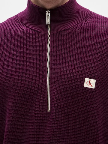 Calvin Klein Jeans Свитер в Лиловый