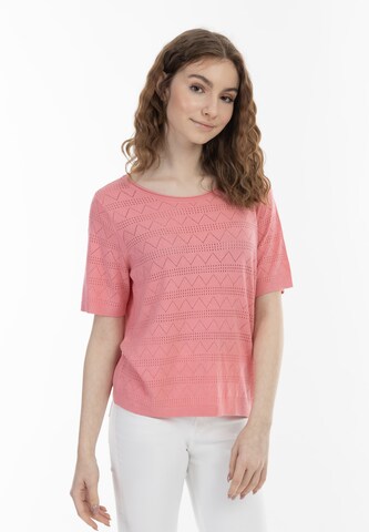 MYMO - Pullover em rosa: frente