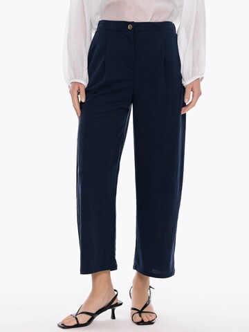 4TAILORS Loosefit Broek 'Operator' in Blauw