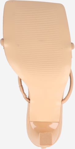 Public Desire Stroppesandaler i beige