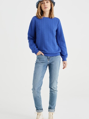 Sweat-shirt WE Fashion en bleu