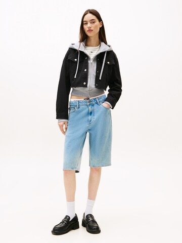 Tommy Jeans Демисезонная куртка в Черный