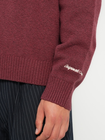 JACK & JONES Svetr 'JORNORREBRO' – červená