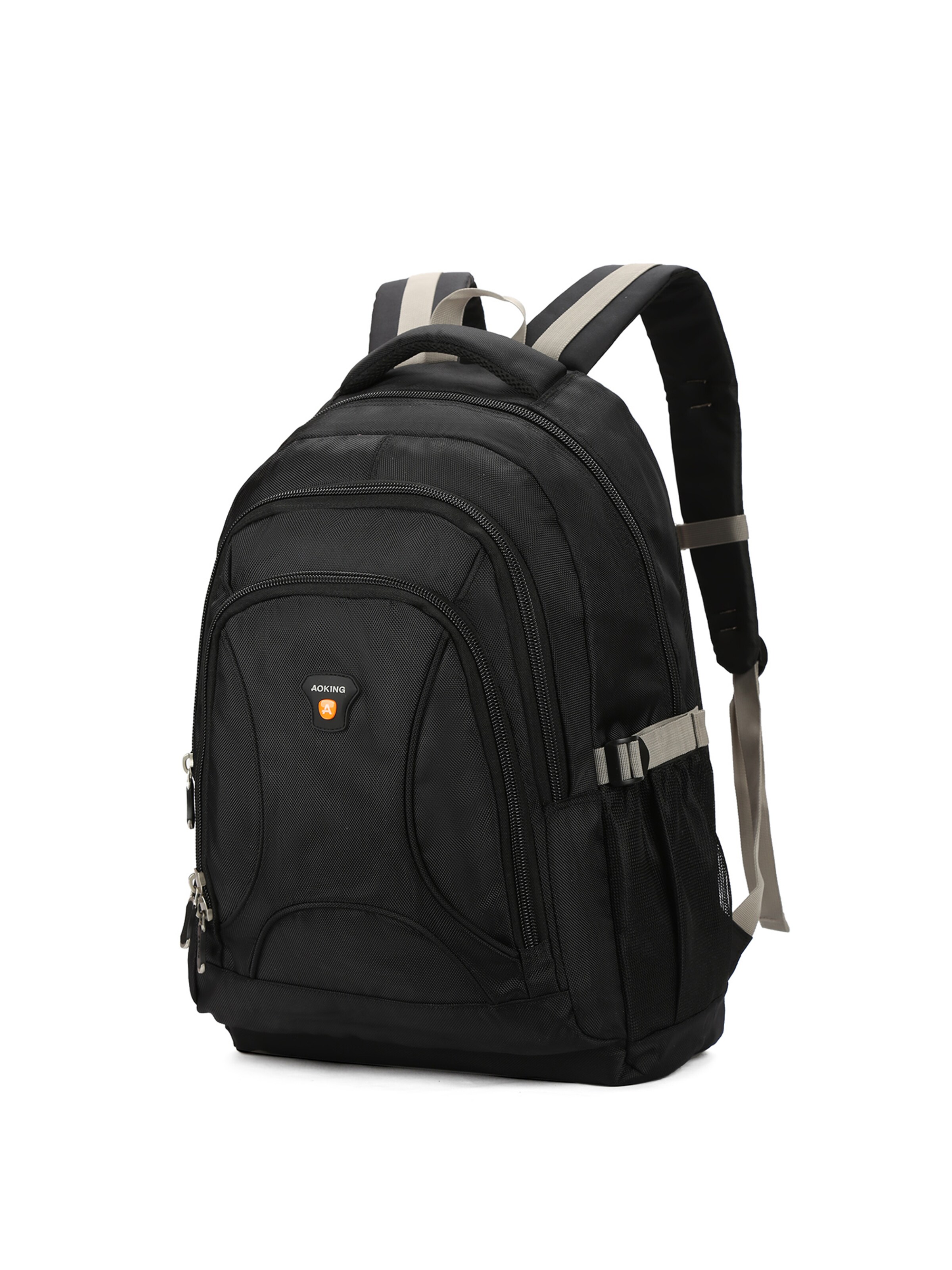 Aoking Rucksack in Schwarz: Vorderseite