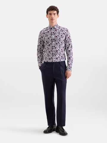 SEIDENSTICKER Slim Fit Hemd in Rot