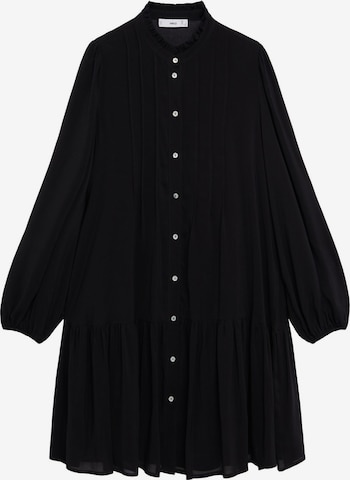Robe-chemise 'Sofia' MANGO en noir : devant