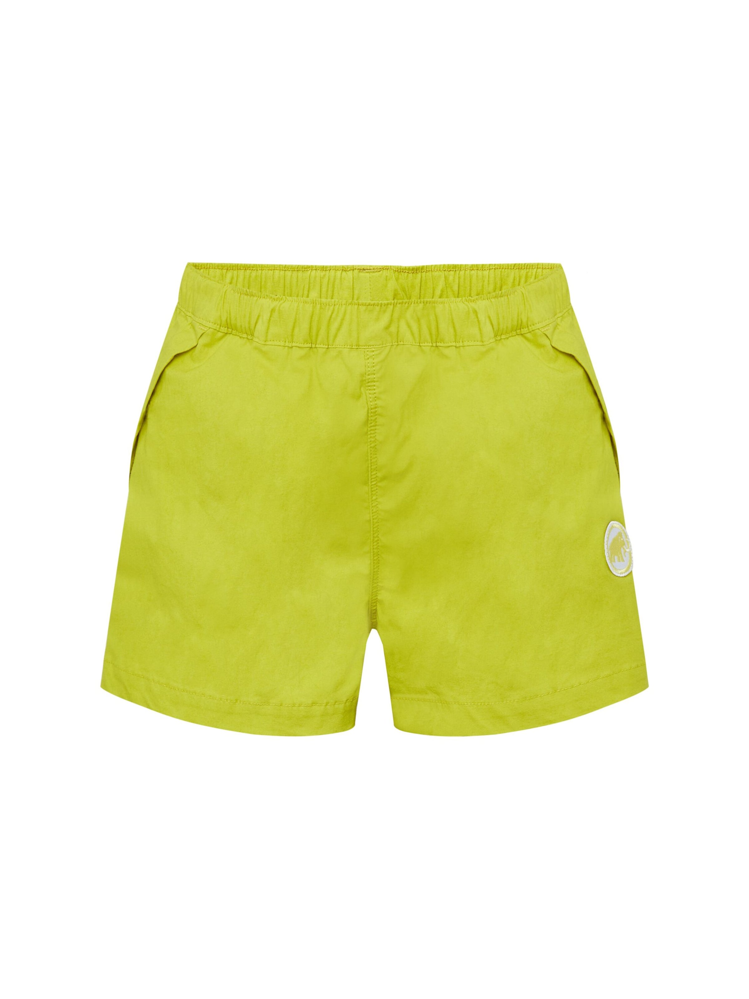 MAMMUT Regular Outdoor Pants 'Crag Climbing' in Yellow: front