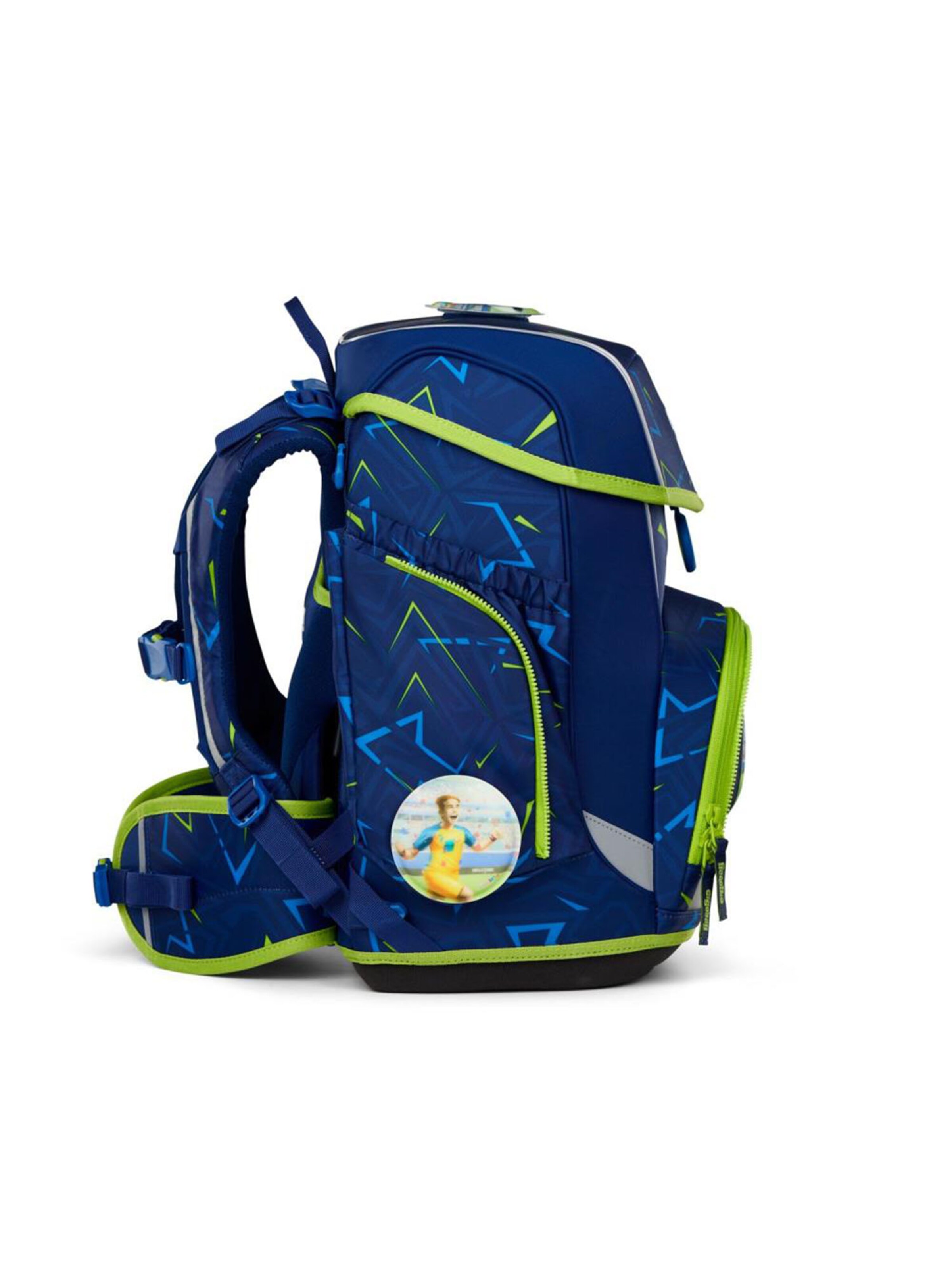 ergobag Rucksack 'Cubo Set 5 tlg'‌‌‌‌‌‌‌‌‌ in Blau