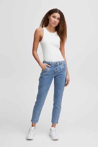 PULZ Jeans Loosefit Jeans 'Malvina' in Blau