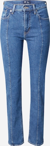 GAP Slimfit Jeans in Blauw: voorkant