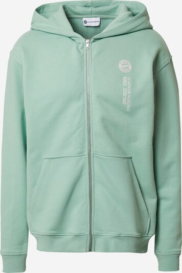 FCBM Sweatjacke in mint / weiß, Produktansicht