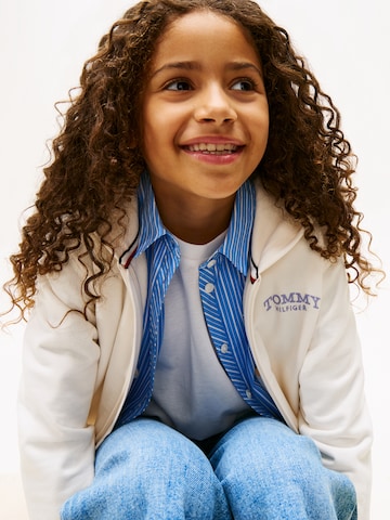 Giacca di felpa di TOMMY HILFIGER in bianco