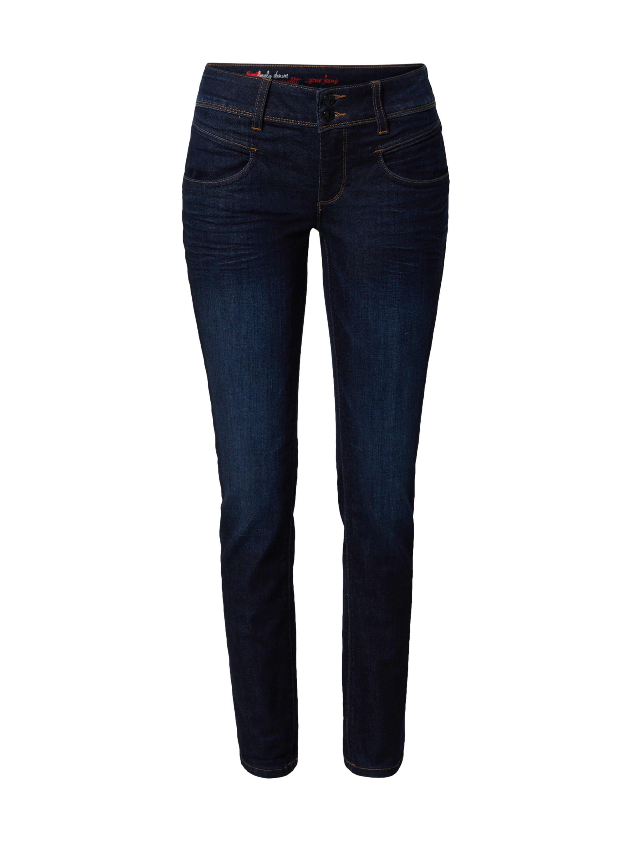 STREET ONE Slimfit Jeans 'JANE' in Blau: Vorderseite