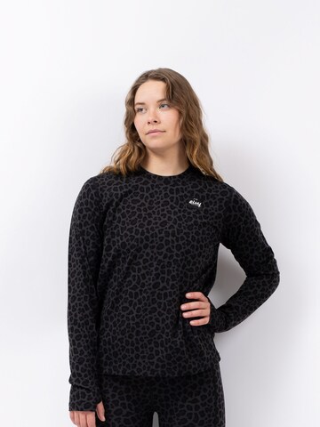 Eivy Sportief sweatshirt in Zwart: voorkant