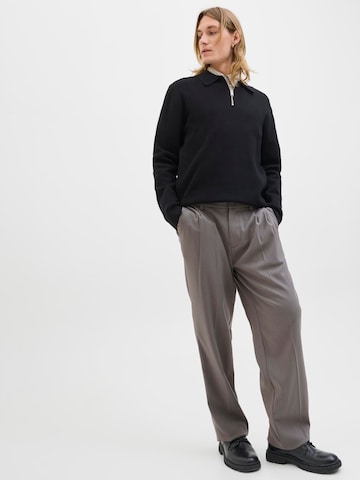 JACK & JONES Loosefit Hose 'JPSTKARL JULIAN' in Grau