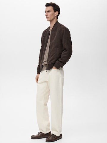 MANGO MAN Between-Season Jacket 'BERO' in Brown