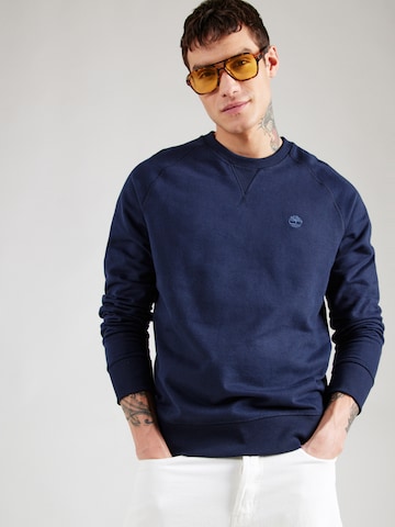 Felpa di TIMBERLAND in blu: frontale