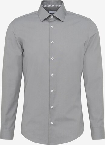 Coupe slim Chemise business SEIDENSTICKER en gris : devant