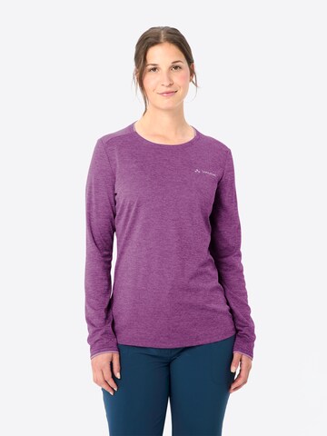 VAUDE Funktionsshirt 'Essential' in Lila: Vorderseite