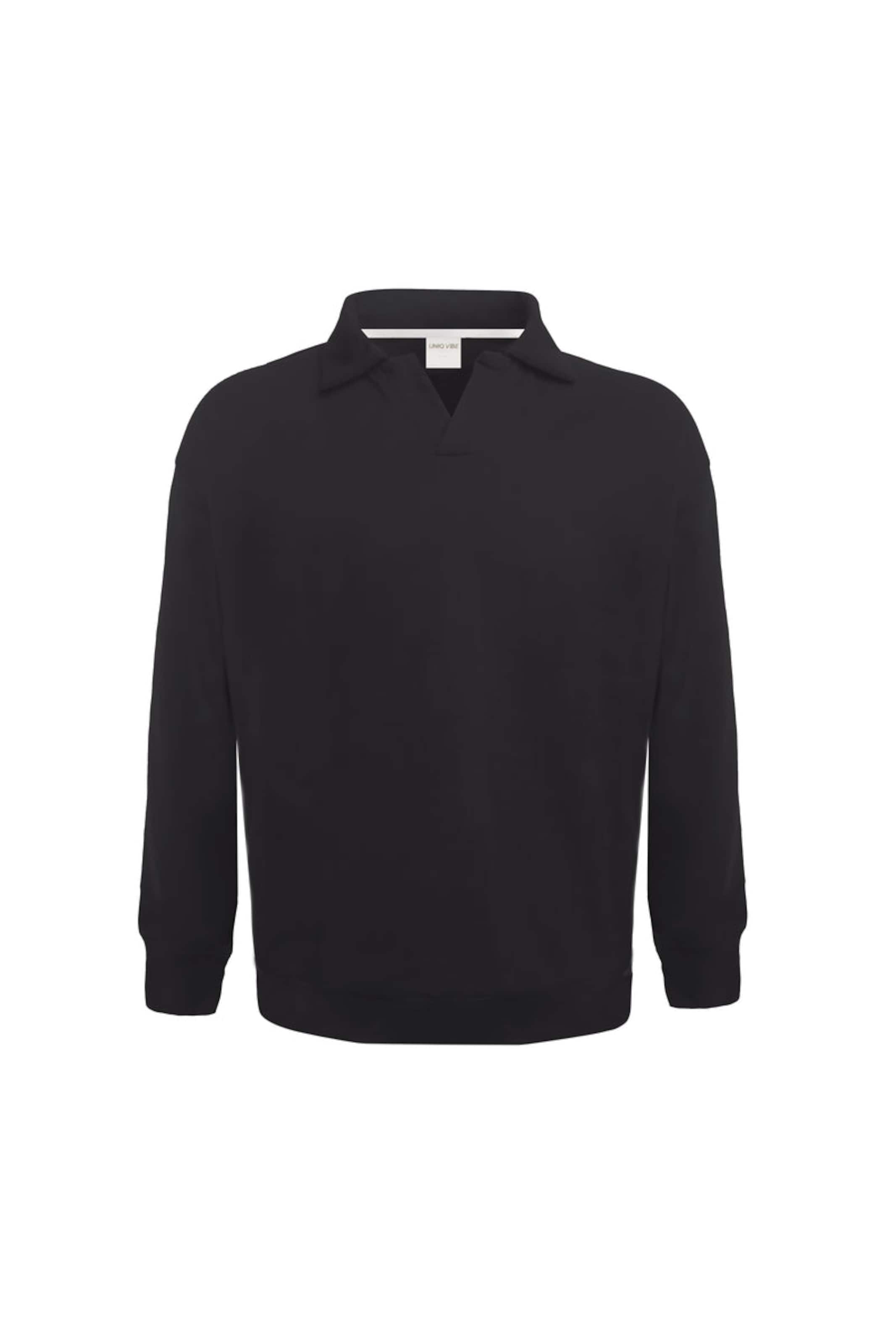 UNIQVIBE Sweatshirt in Schwarz: Vorderseite
