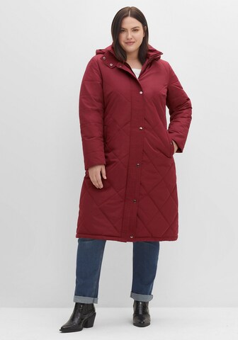 Manteau mi-saison SHEEGO en rouge : devant