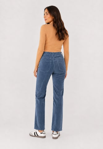 évasé Pantalon Elara en bleu