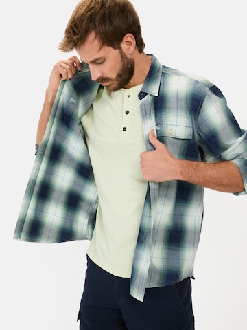 CAMEL ACTIVE Shirt 'Henley' in Beige