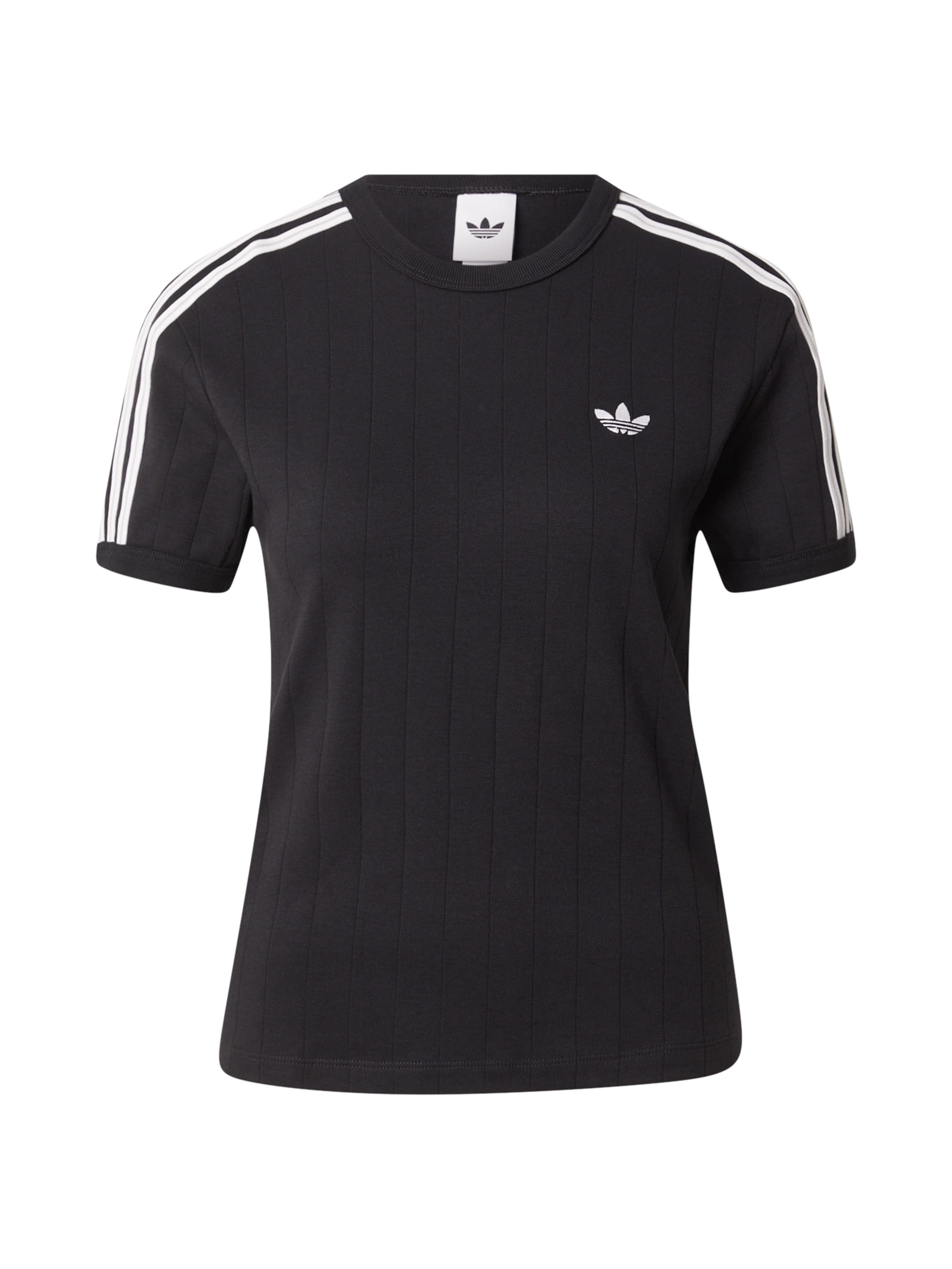 ADIDAS ORIGINALS Majica v velikosti XS  | črna / bela barva, Prikaz izdelka