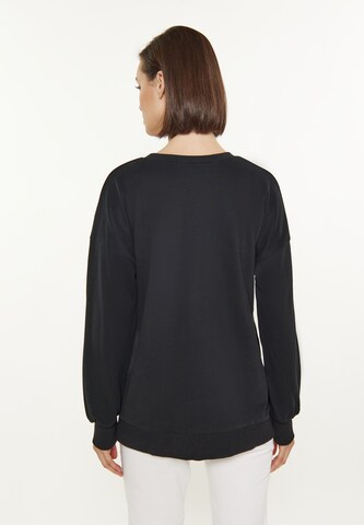 usha BLUE LABEL Sweatshirt in Zwart