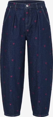 Studio Untold Barrel Jeans in Blau: Vorderseite