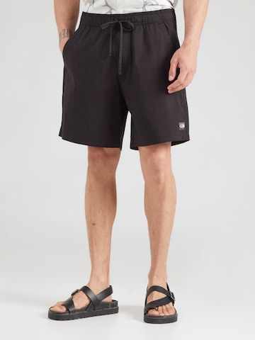 HOLLISTER Loosefit Παντελόνι σε μαύρο: μπροστά