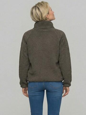 Derbe Fleece Jacket 'Kuschelby Troyer' in Brown
