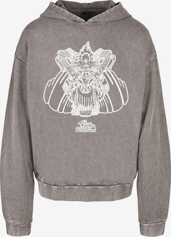 Merchcode Sweatshirt 'Thin Lizzy - Rocker Small' in Grau: predná strana