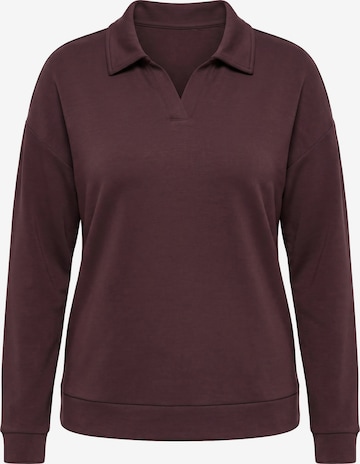 MIAMODA Sweatshirt in Braun: Vorderseite
