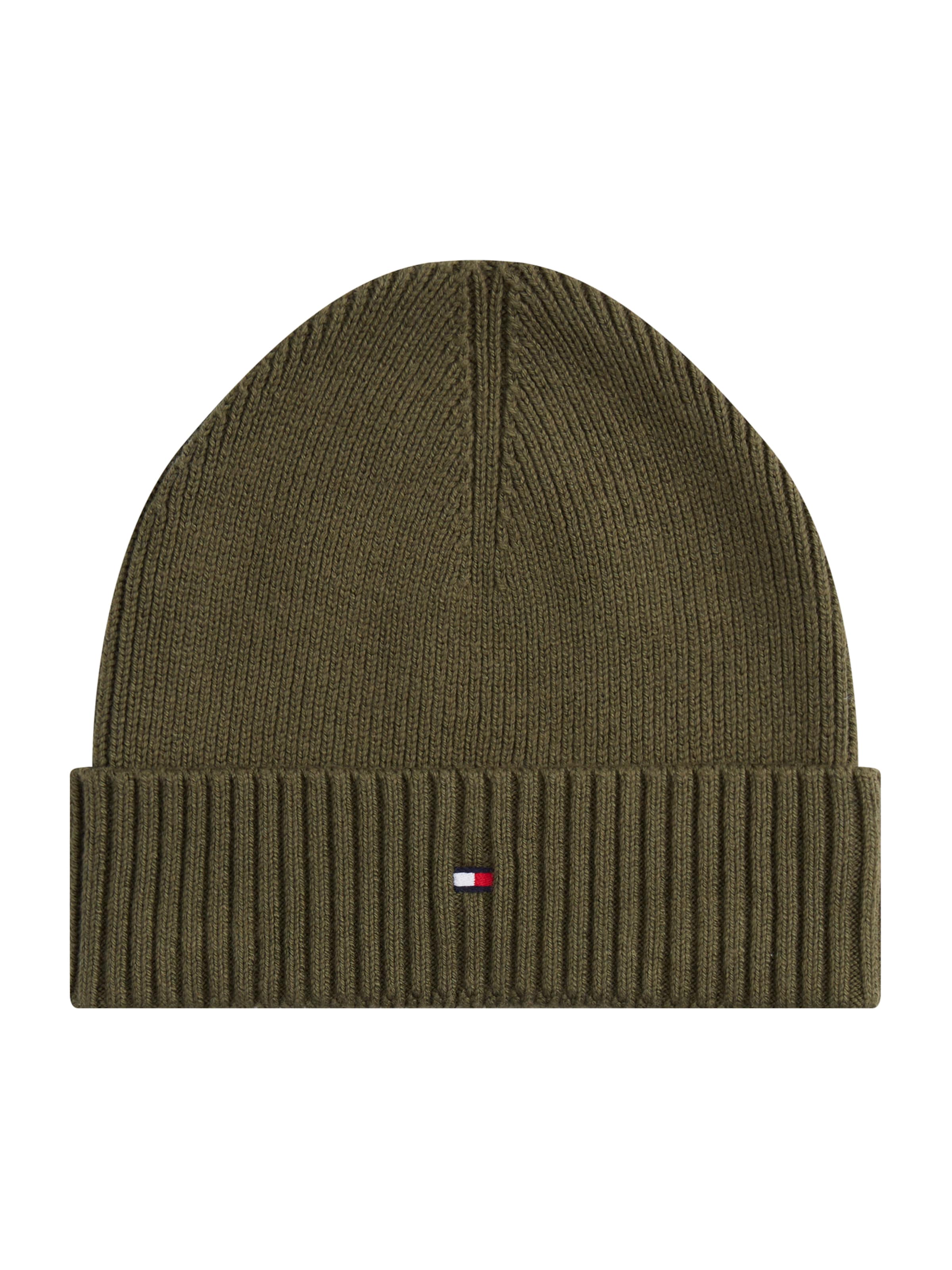 zaļš TOMMY HILFIGER Cepure: no priekšpuses